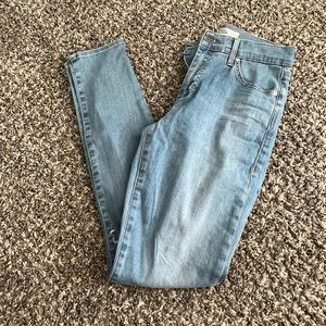 Light Wash Topshop Moto Leigh Jeans
